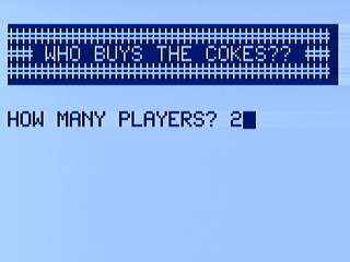 Who Buys the Cokes? 3